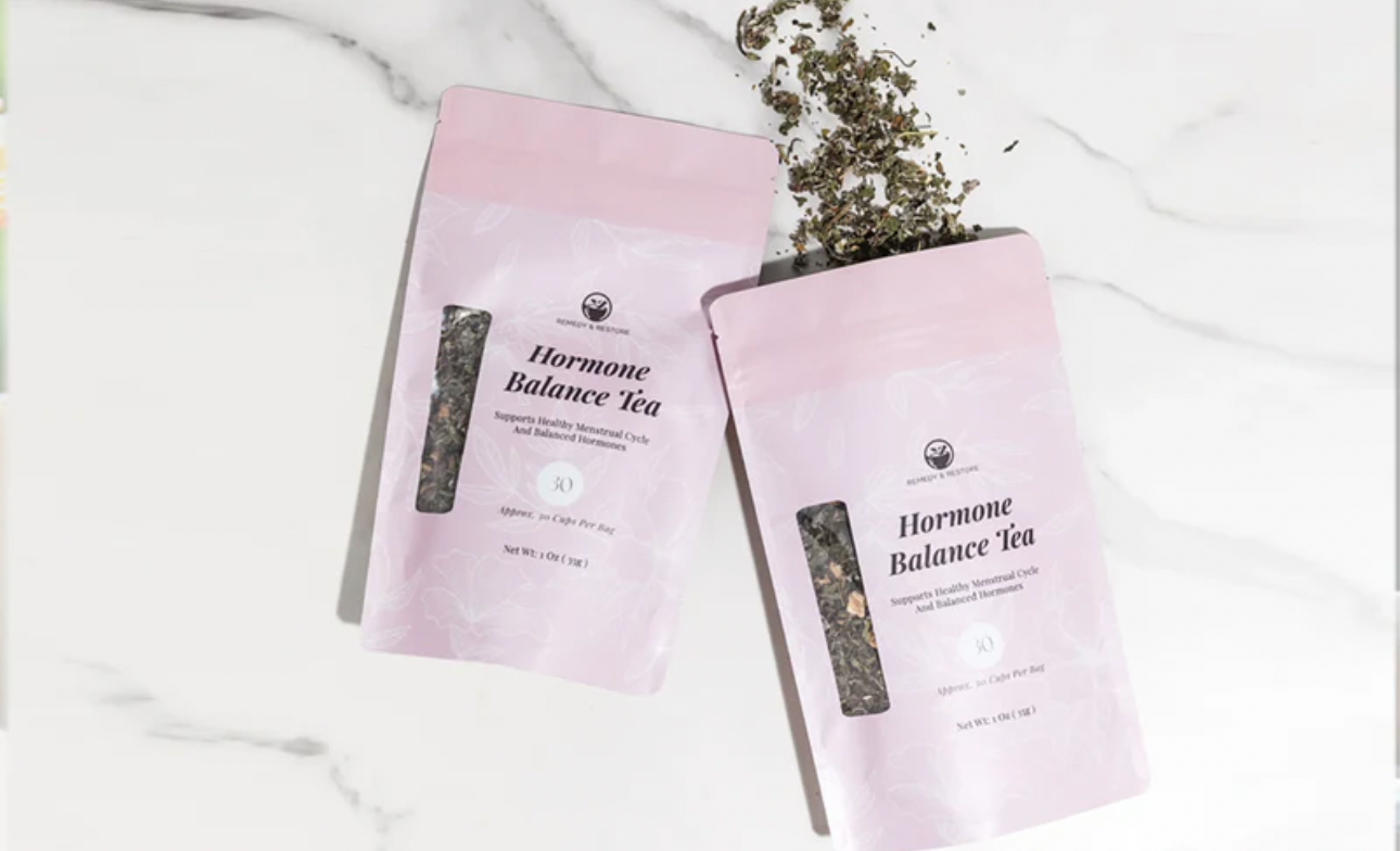 Hormone Balance Herbal Tea (Starter Kit) - 4 in 1 - (PCOS, Hormones, Fibroids & Reproductive Health)