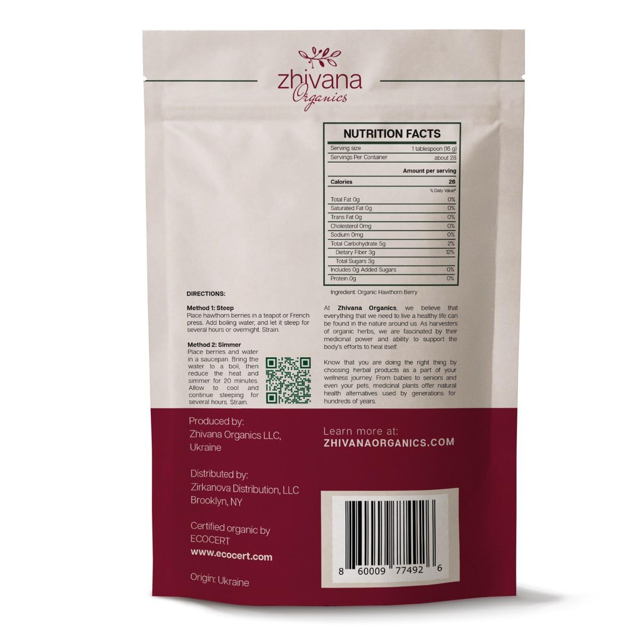 Hawthorn Berry - (PCOS, PMS, Circulation & Hormones)