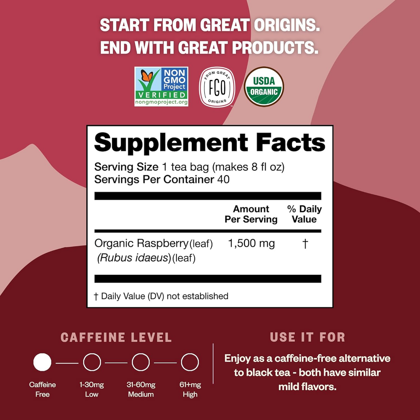 Red Raspberry Herbal Tea - (PCOS, Hormones)