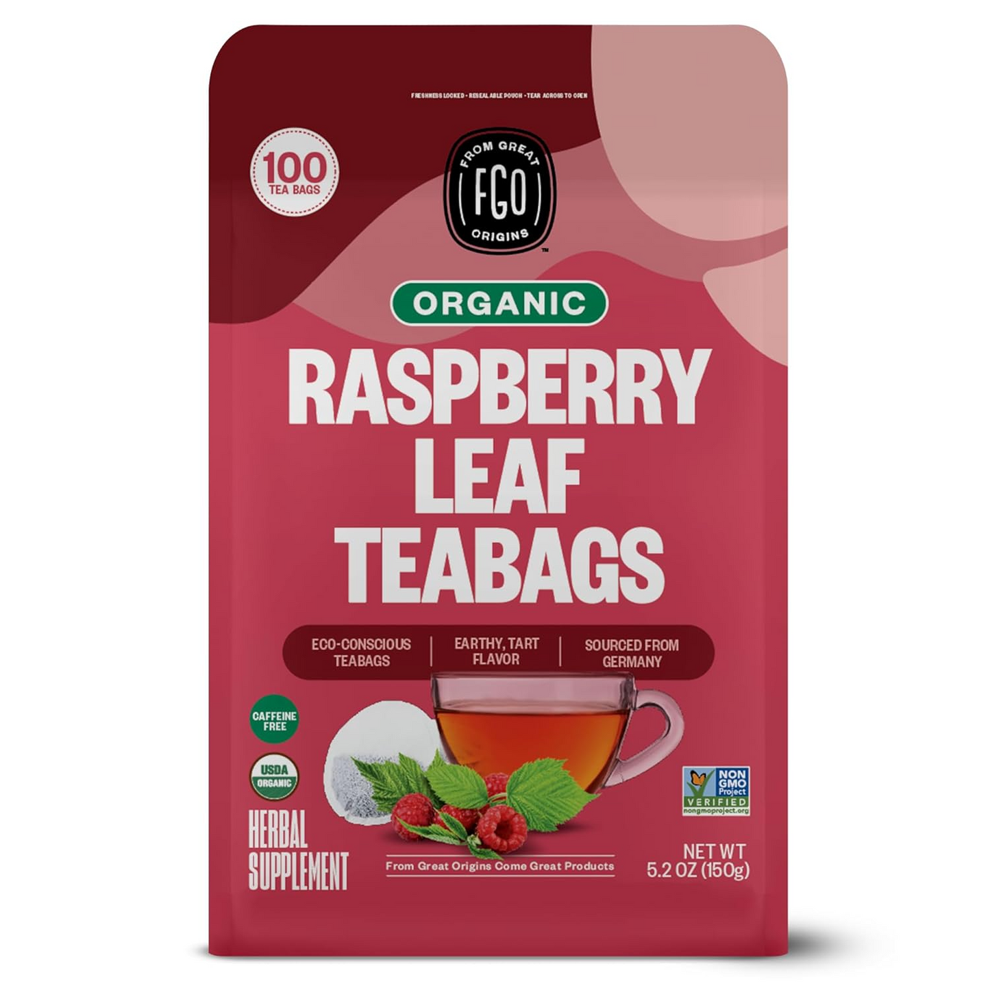Red Raspberry Herbal Tea - (PCOS, Hormones)