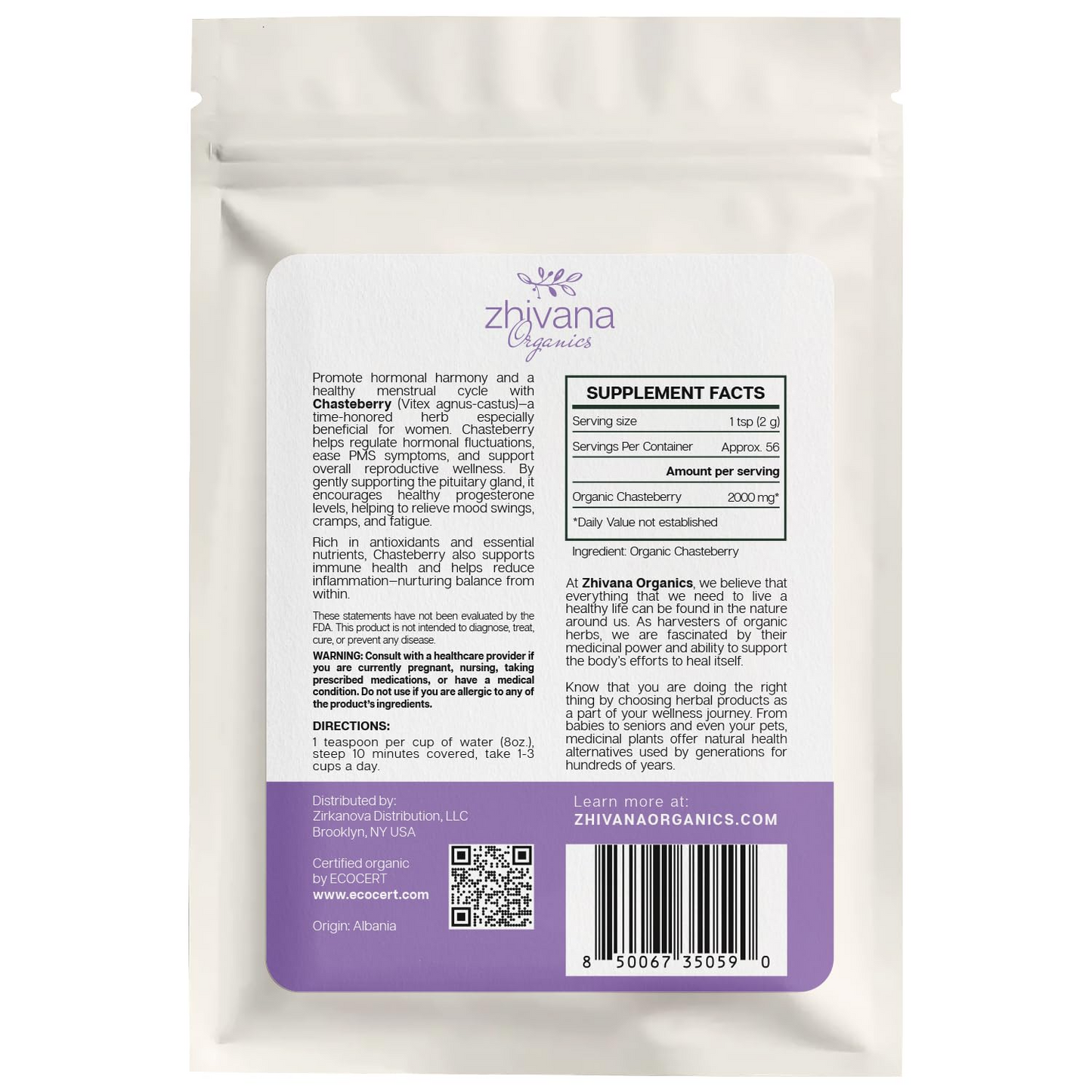 Chaste Berry Tea - (PCOS)