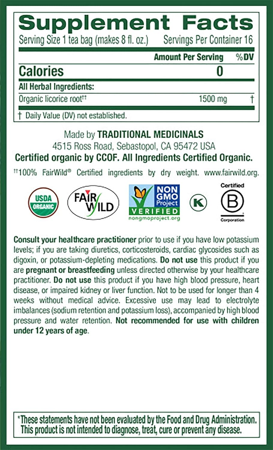 Licorice Root Herbal Tea - (PCOS, Energy & Skin)