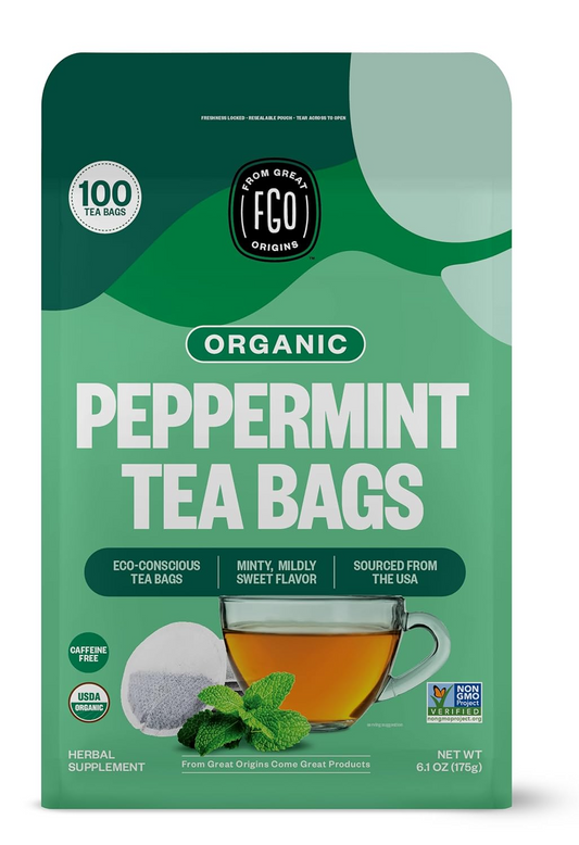 Peppermint Herbal Tea - (PCOS, Bloating, Cramps, PMS & Calmness)