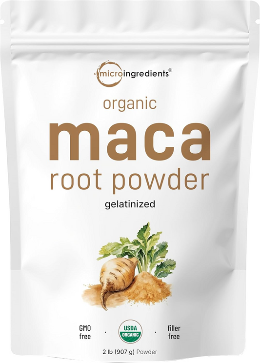 Maca Root Powder - (PCOS, Hormones, Libido, Energy & Mood)