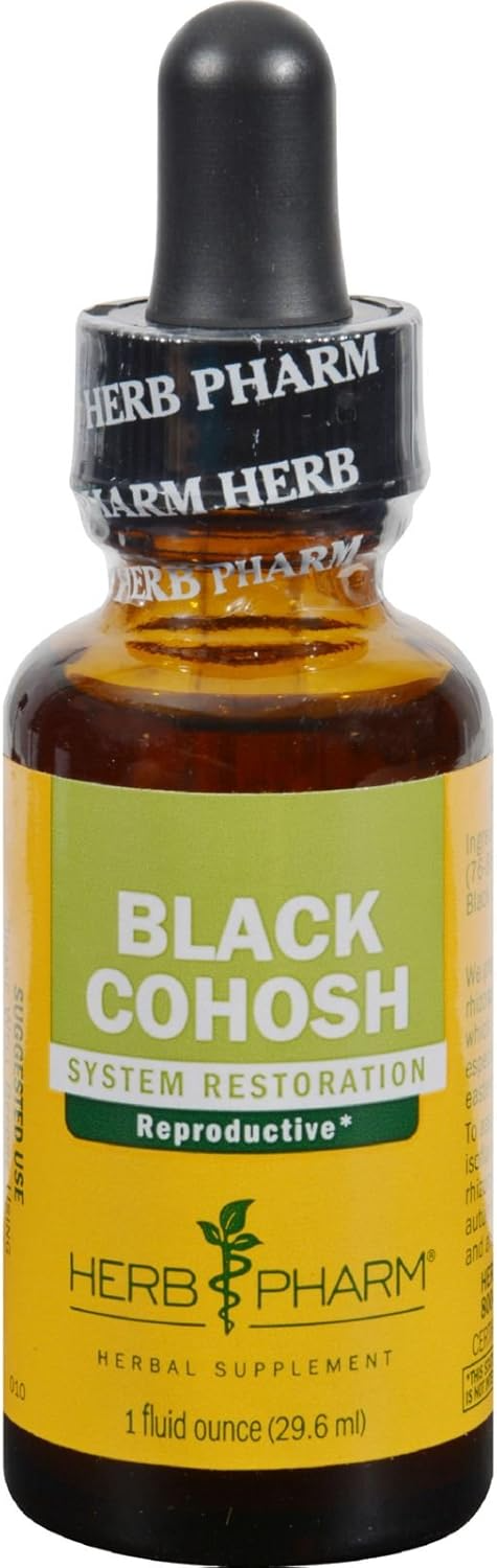 Black Cohosh Tincture Liquid Extract - (PCOS, Hormones, Menopause, Mood + More)
