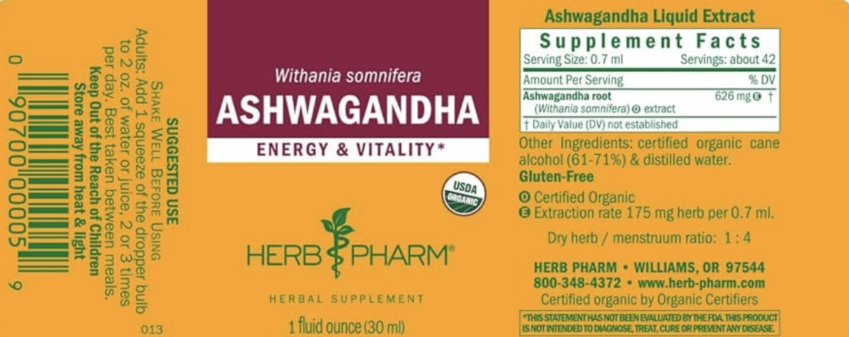 Ashwagandha Tincture - (PCOS, Stress Relief + More)