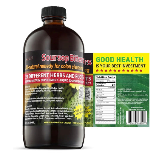 Soursop Bitters - 21 Herb Colon Cleanse