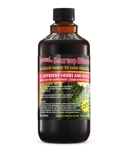 Soursop Detox Bitters - 21 Herb Colon Cleanse